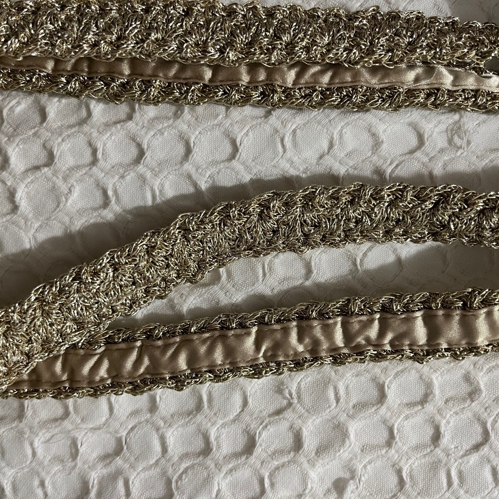 Zara Gold Beaded Bucket Bag - Picture 9 of 9